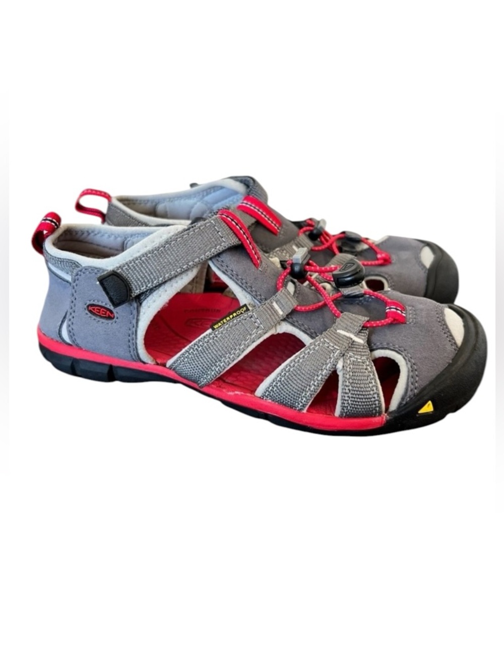 KEEN Seacamp II CNX Water Sandals Gray Red Kids US 5 EU 37 Hiking Shoes
G - Picture 4 of 17